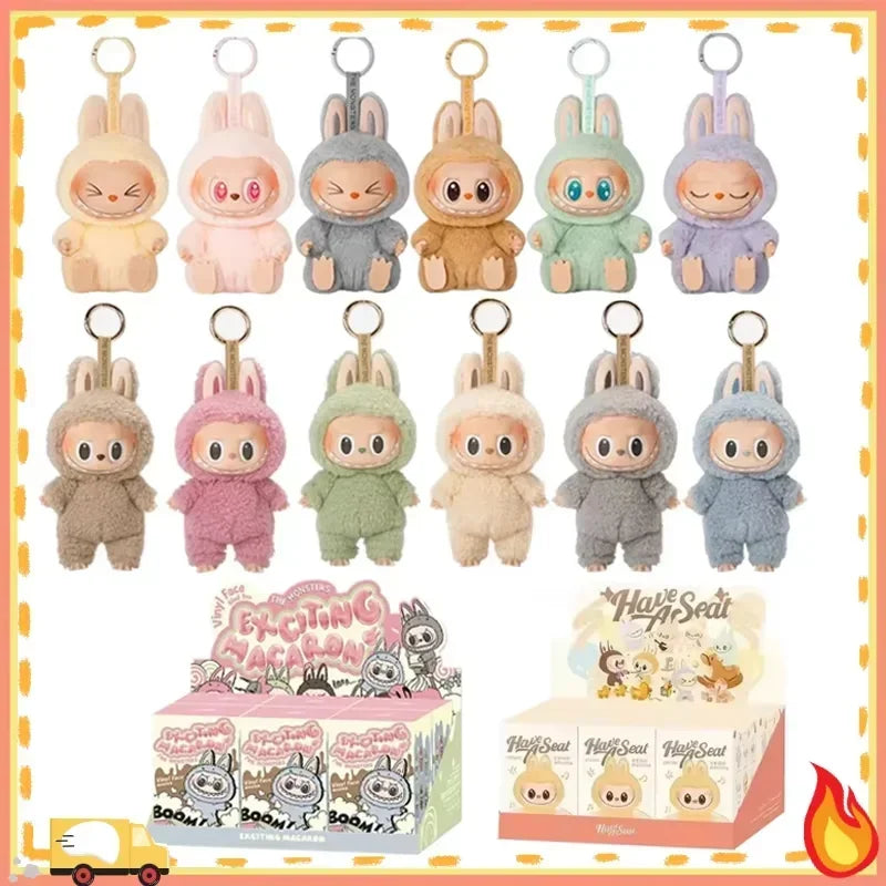 Doll Collection Gifts V1 V2 V3 Monster Series Hanging Shiny Furry Dolls Lovely Girl's Gifts Toys Birthday Gifts Blind Box Gifts - Goatlv