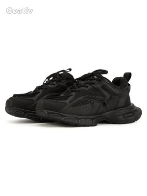 Sneakerhub Black Warrior Mesh Rap Sneakers - 2087 - Goatlv