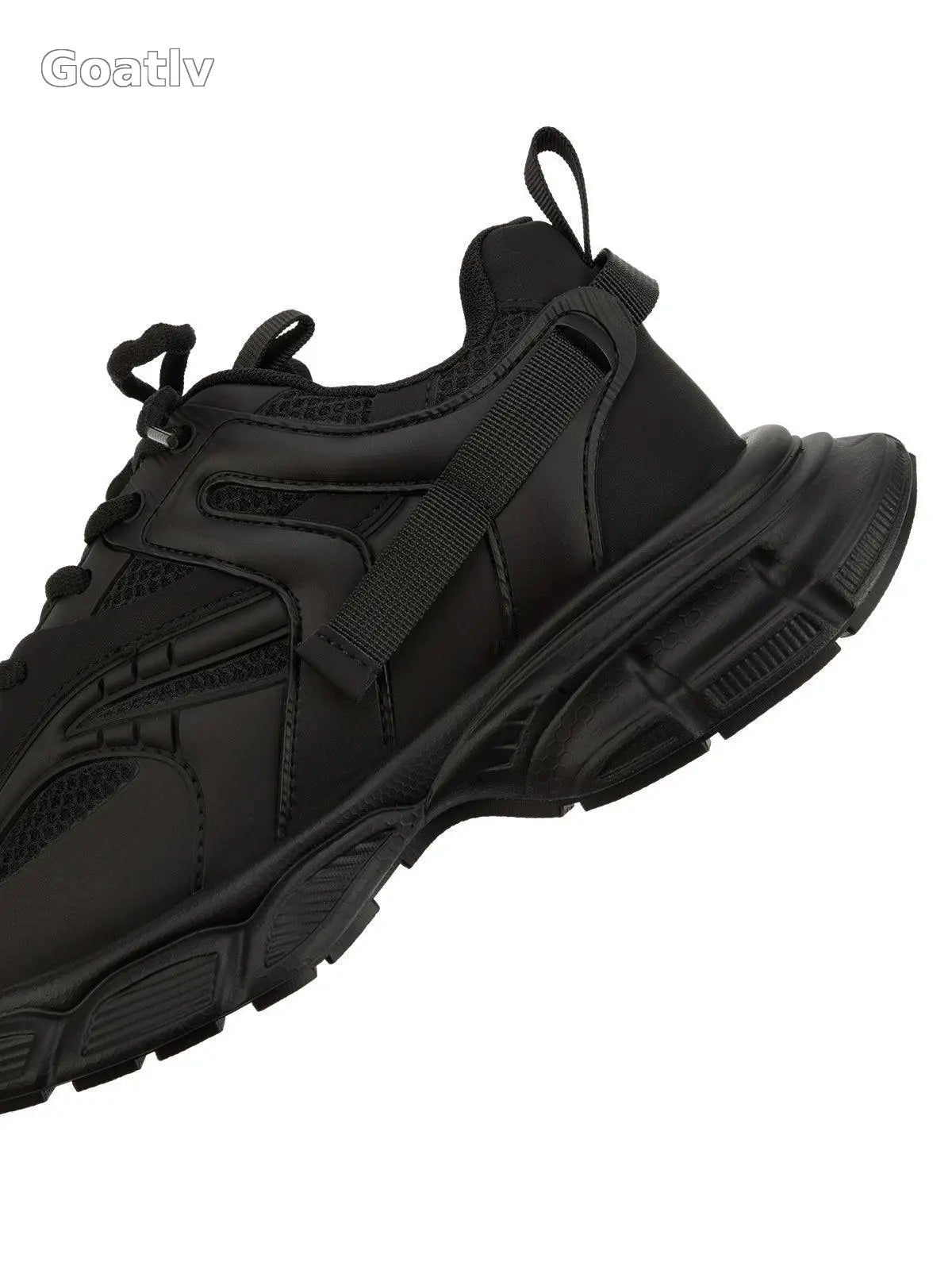 Sneakerhub Black Warrior Mesh Rap Sneakers - 2087 - Goatlv