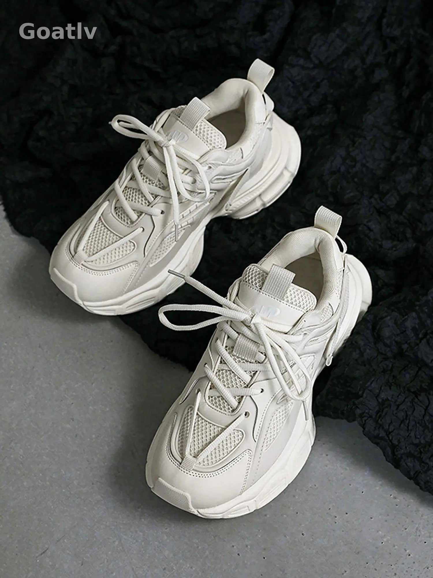 Sneakerhub Black Warrior Mesh Rap Sneakers - 2087 - Goatlv