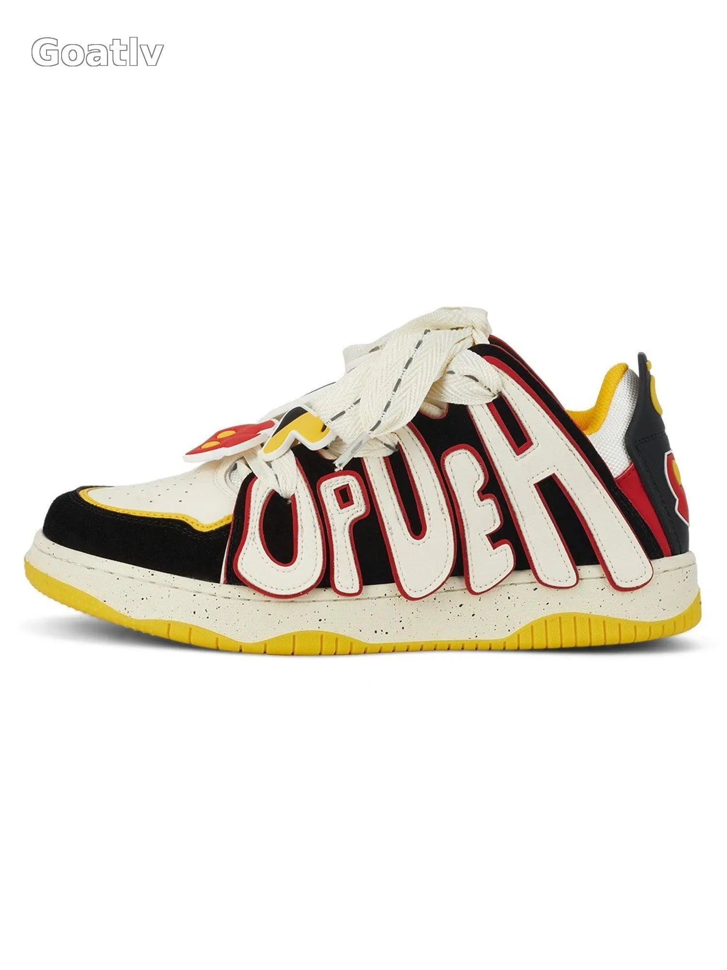 Sneakerhub Design Color Block Letter Shoes - 1865 - Goatlv