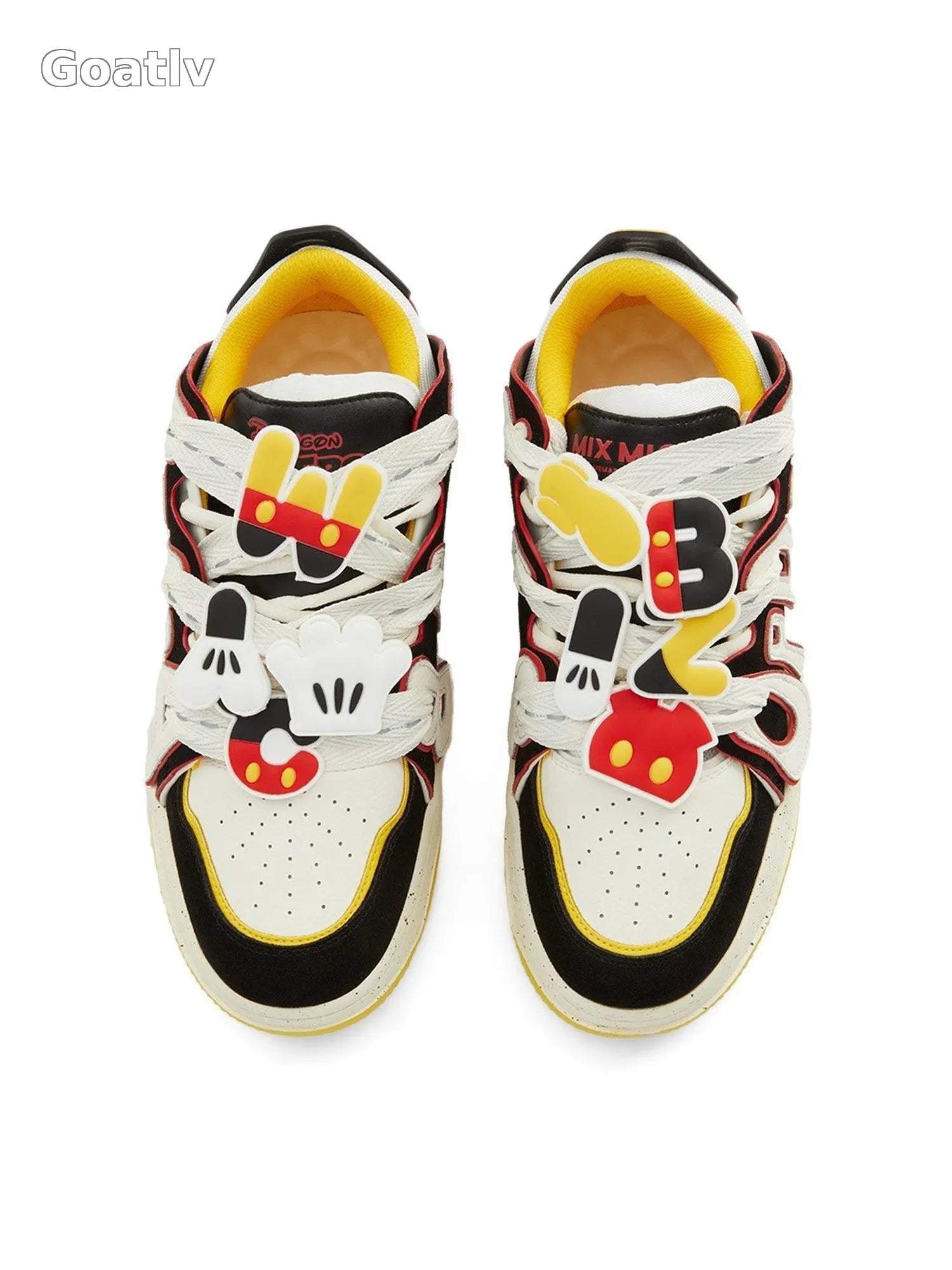 Sneakerhub Design Color Block Letter Shoes - 1865 - Goatlv