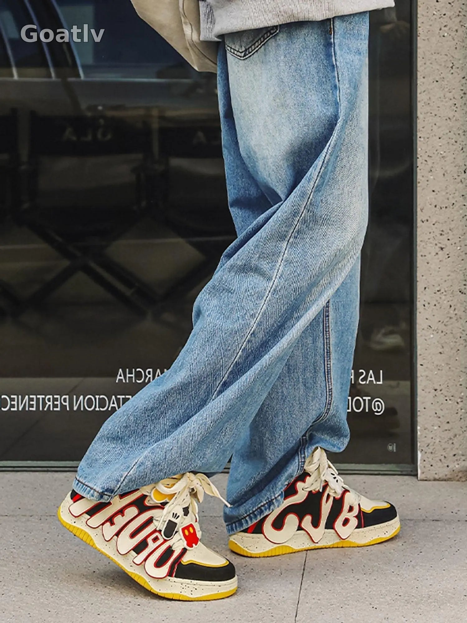 Sneakerhub Design Color Block Letter Shoes - 1865 - Goatlv
