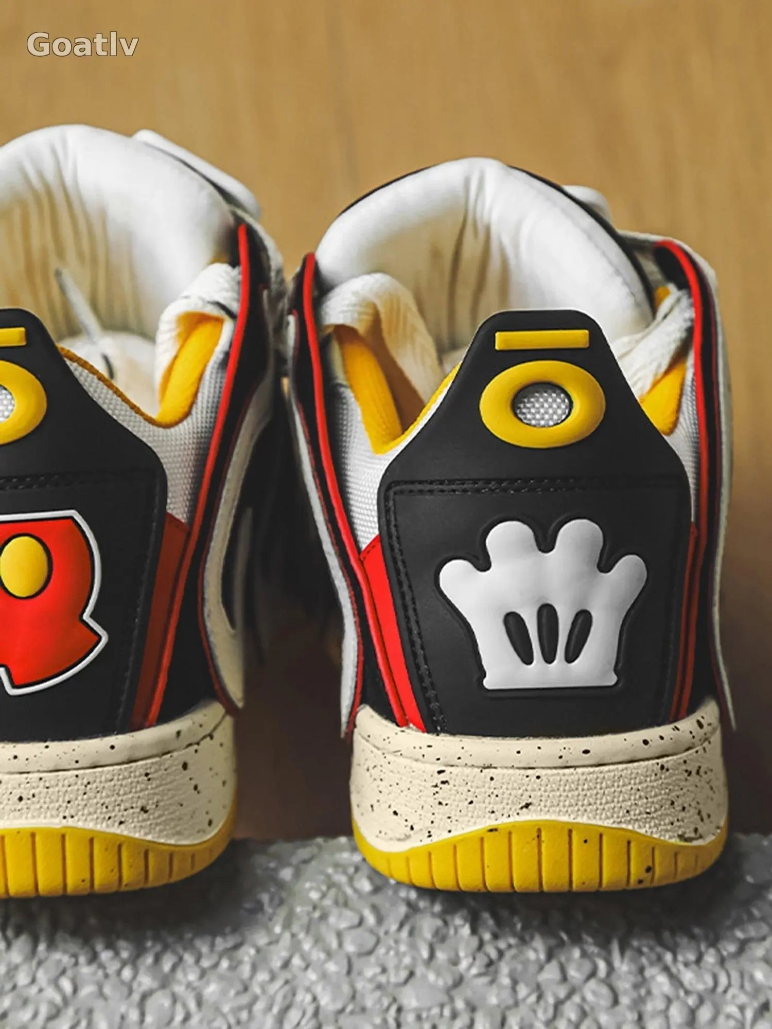 Sneakerhub Design Color Block Letter Shoes - 1865 - Goatlv