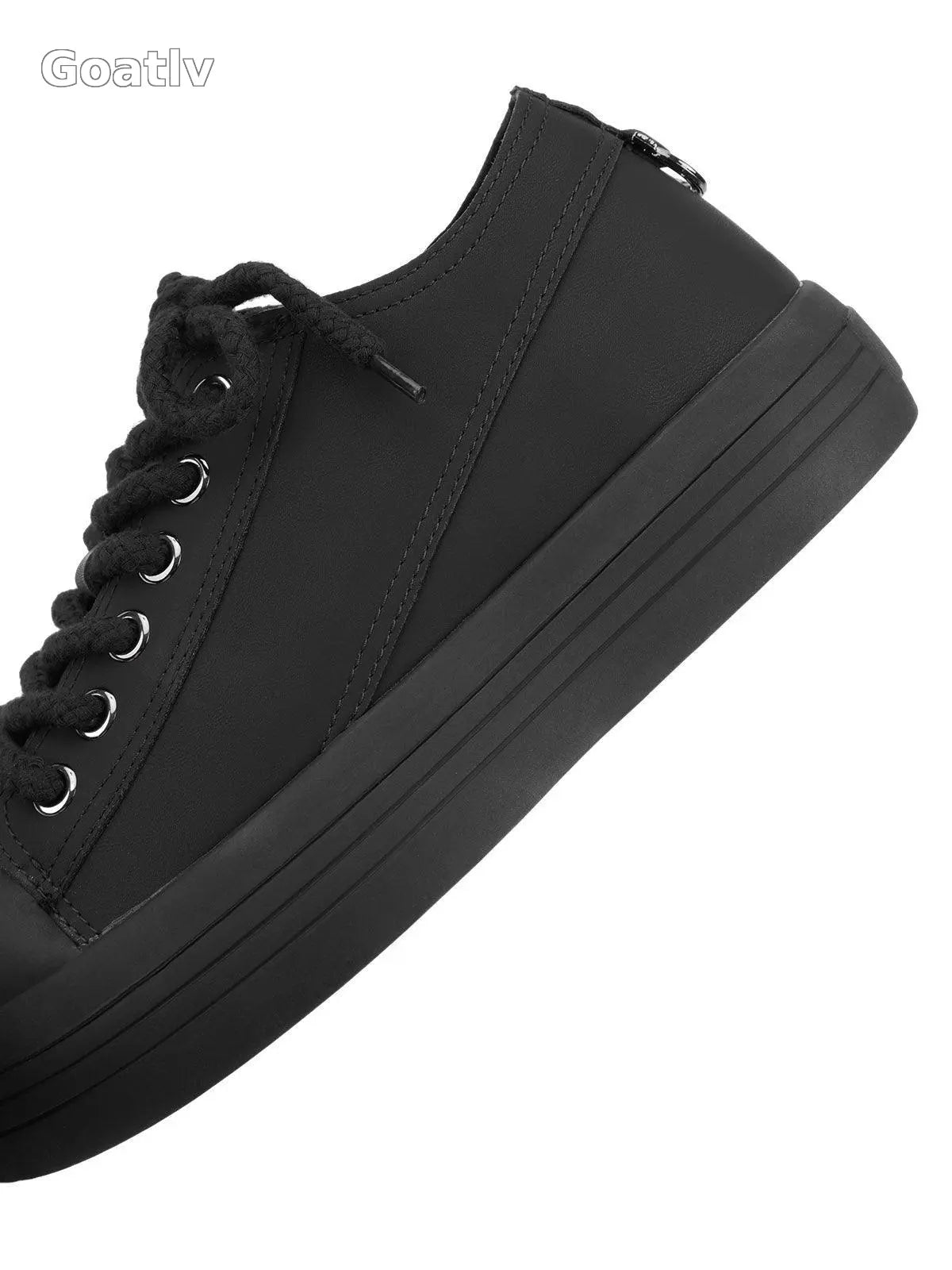 Sneakerhub Retro Round Toe Casual Shoes - Goatlv