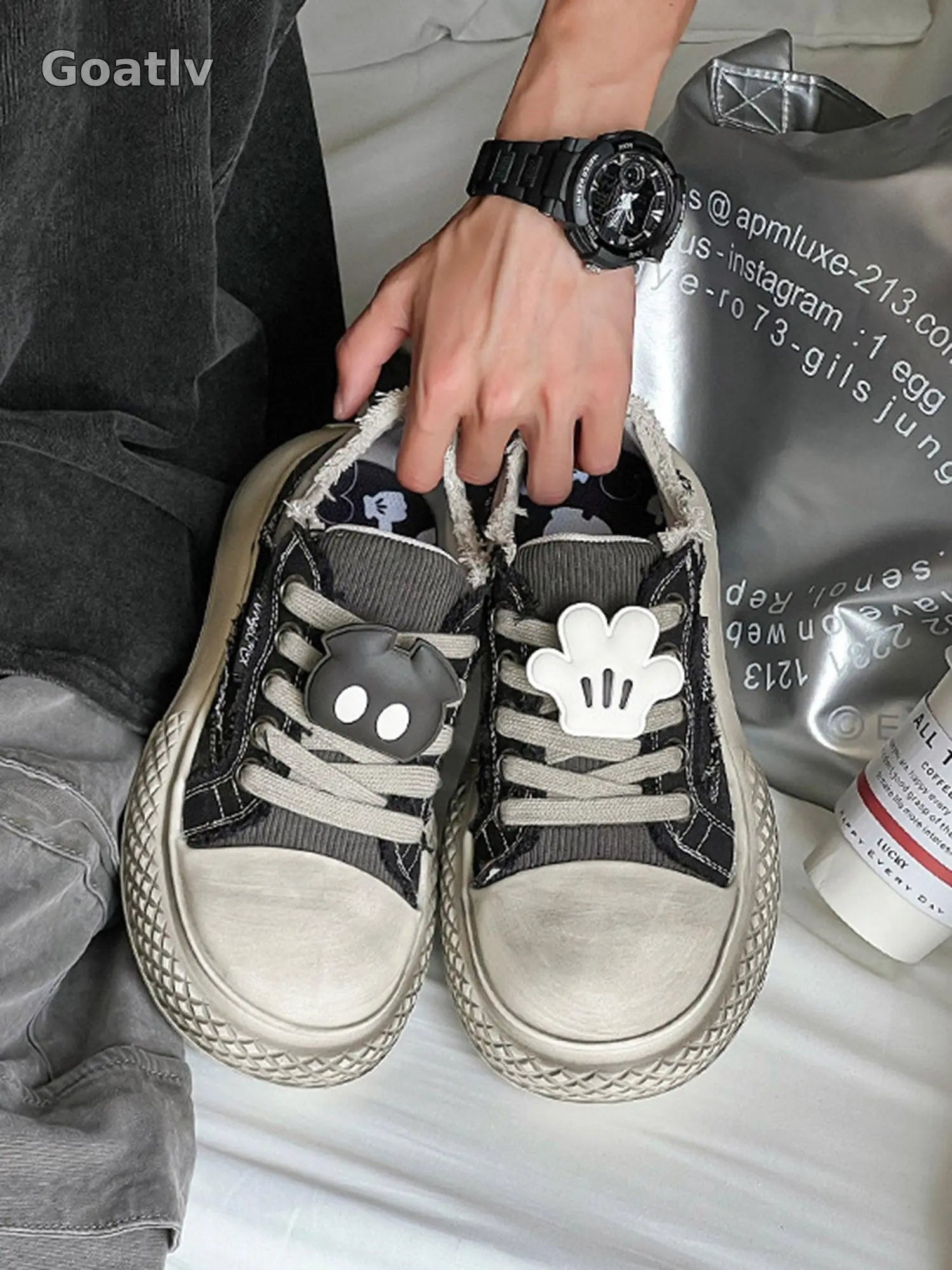 Sneakerhub Retro Ugly Cute Street Rap Sneakers - 2113 - Goatlv
