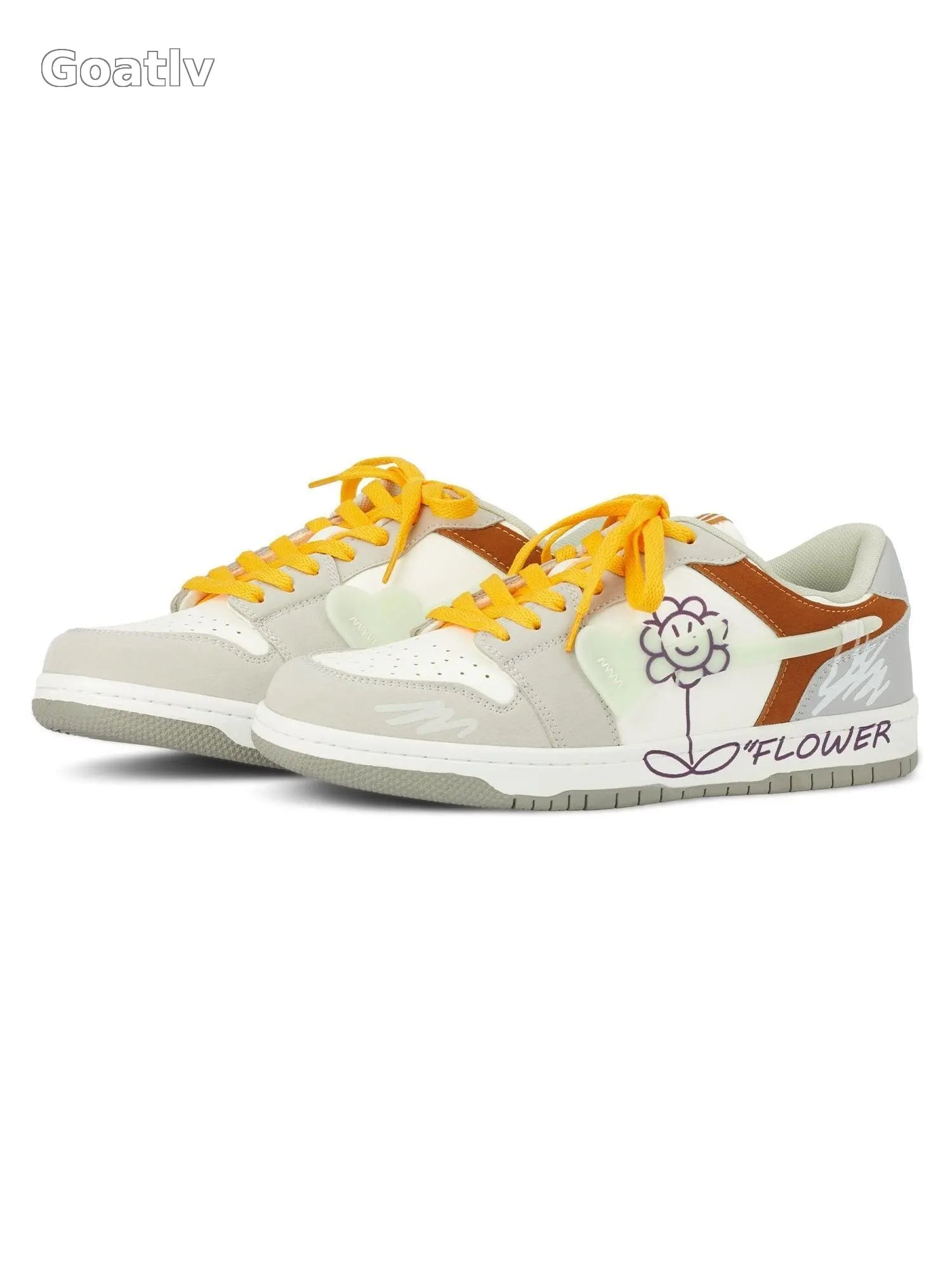 Sunflower Hip-Hop Skate Shoes - Goatlv