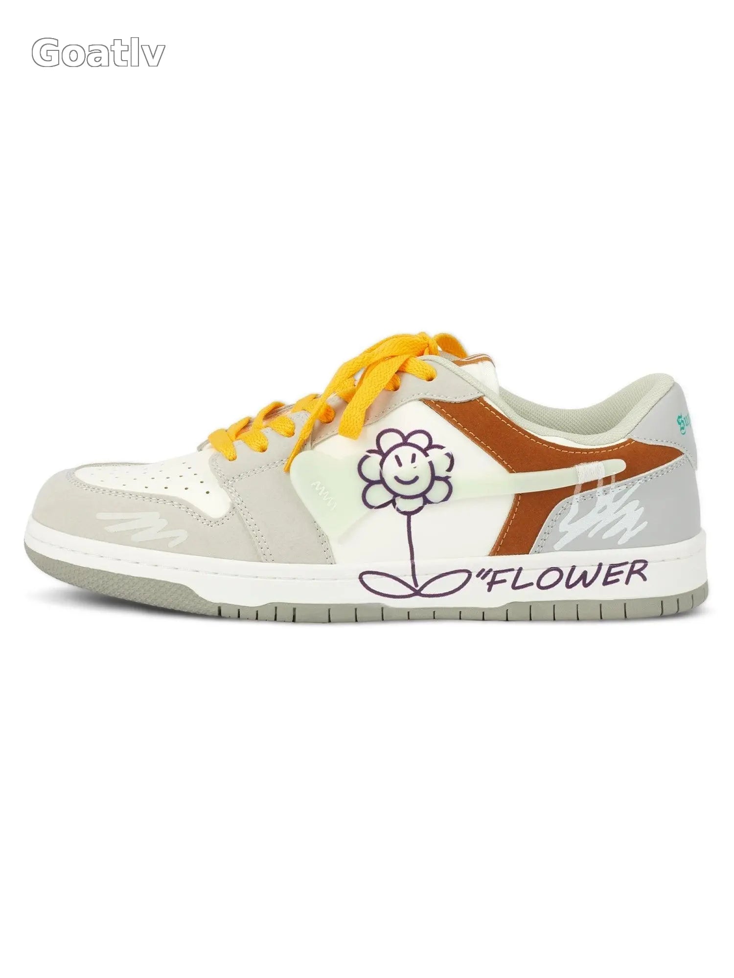 Sunflower Hip-Hop Skate Shoes - Goatlv