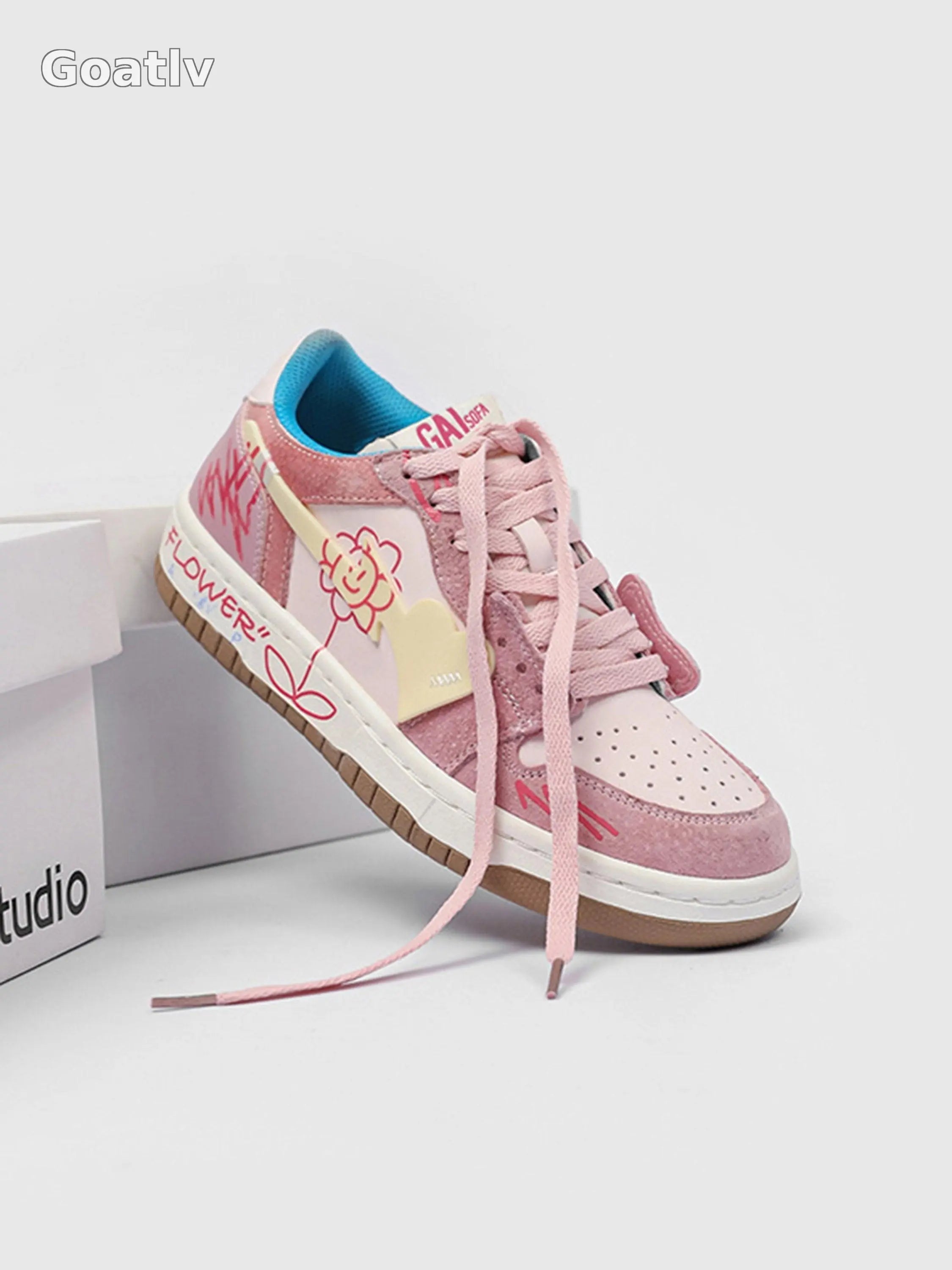 Sunflower Hip-Hop Skate Shoes - Goatlv
