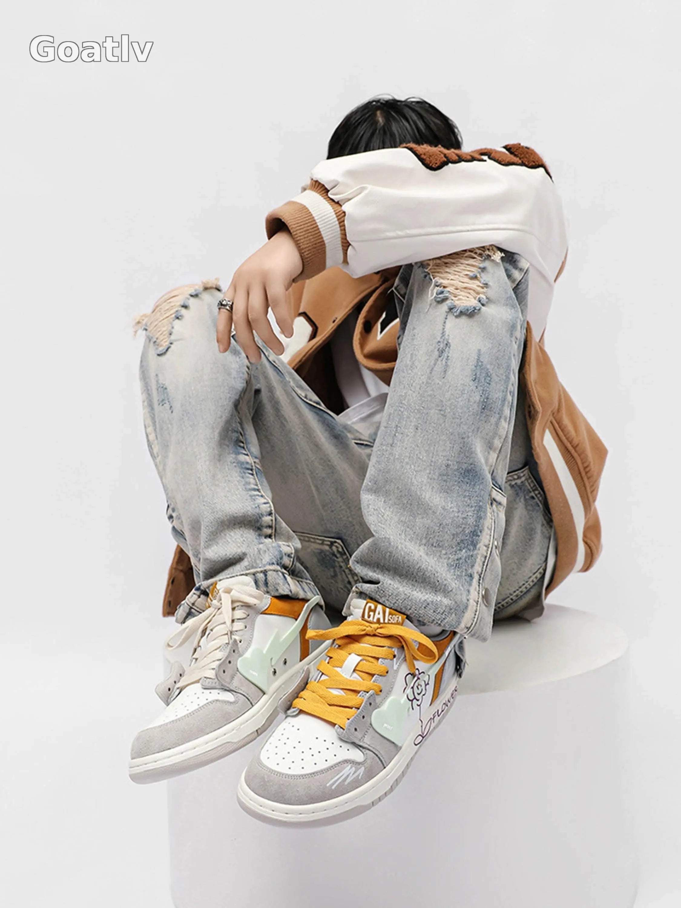 Sunflower Hip-Hop Skate Shoes - Goatlv