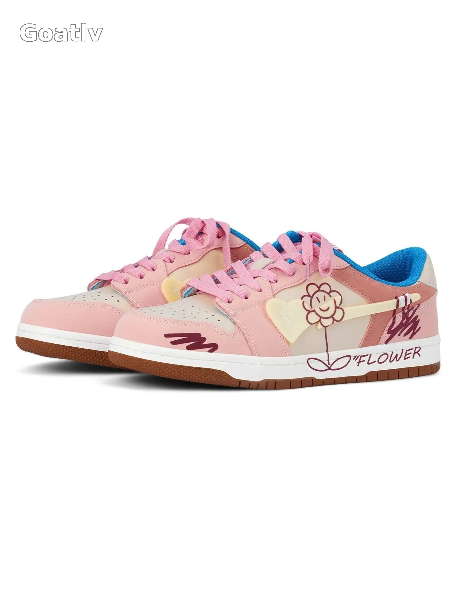 Sunflower Hip-Hop Skate Shoes - Goatlv