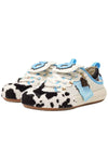 Cow Pattern Chunky Sneakers
