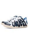Graffiti Sneakers Blue