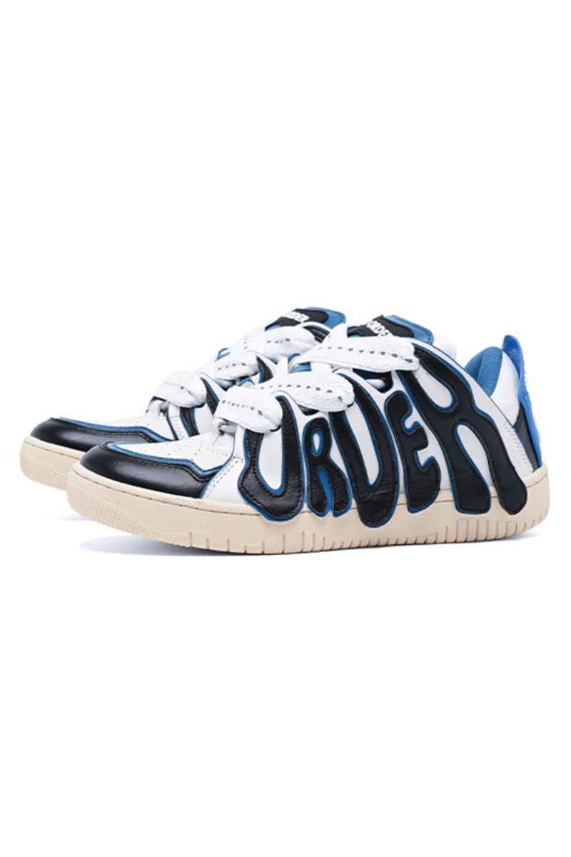 Graffiti Sneakers Blue