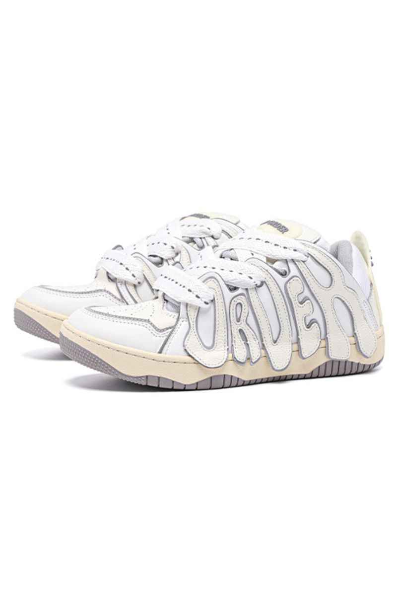 Graffiti Sneakers Triple White