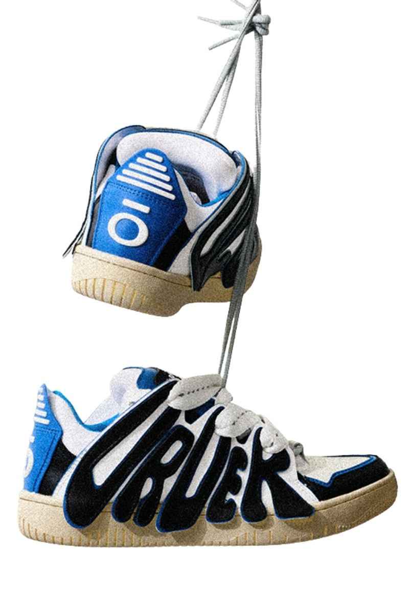 Graffiti Sneakers Blue