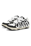 Graffiti Sneakers Black White