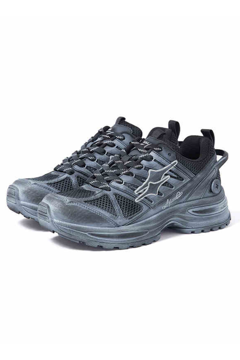 Retro Mesh Athletic Trail Running Sneakers