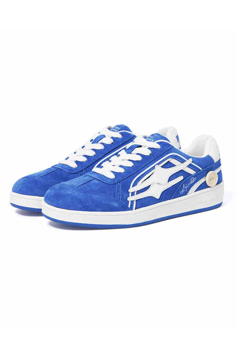 Suede Low-Top Sneakers Royal Blue - Goatlv