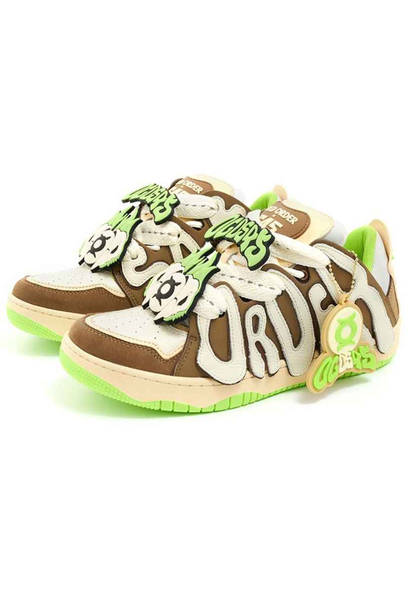 Skater Sneakers Brown Green