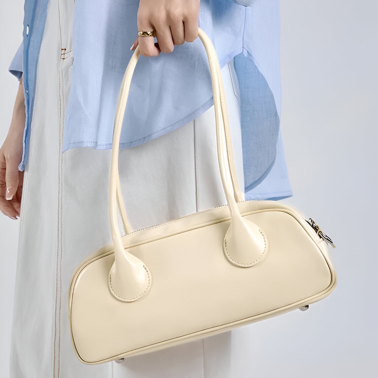 Vintage Genuine Leather Shoulder Bag for Women - High Quality Korean Style Trendha
