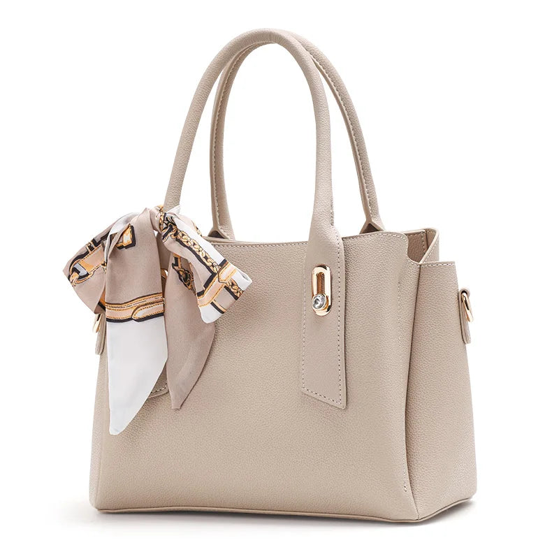 Genuine Leather Top Handle High-Capacity Fashion Handbag Trendha