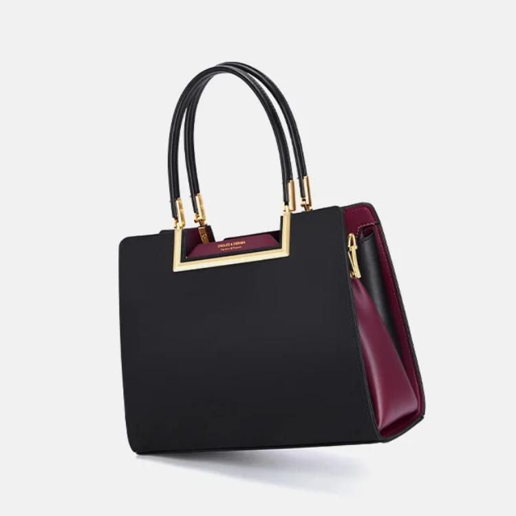 Elegant Large Capacity Leather Tote Bag Trendha