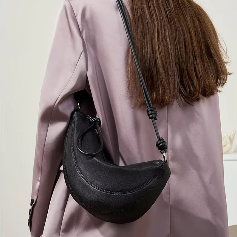 Soft Leather Minimalist Crossbody Bag Trendha