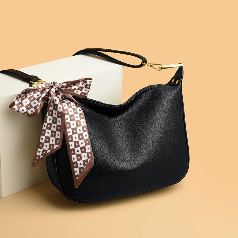 Luxury Designer Soft Leather Women's Shoulder Crossbody Bag Trendha
