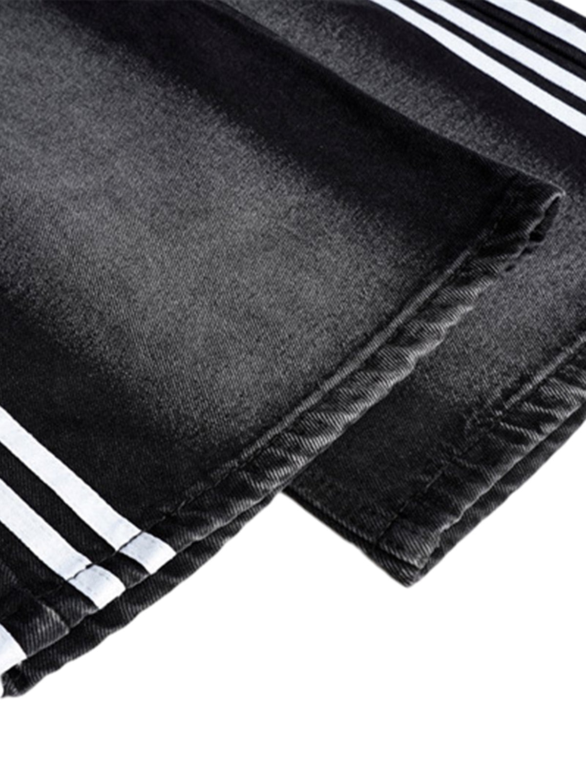 Street Stripe Paneled Work Jeans - Goatlv