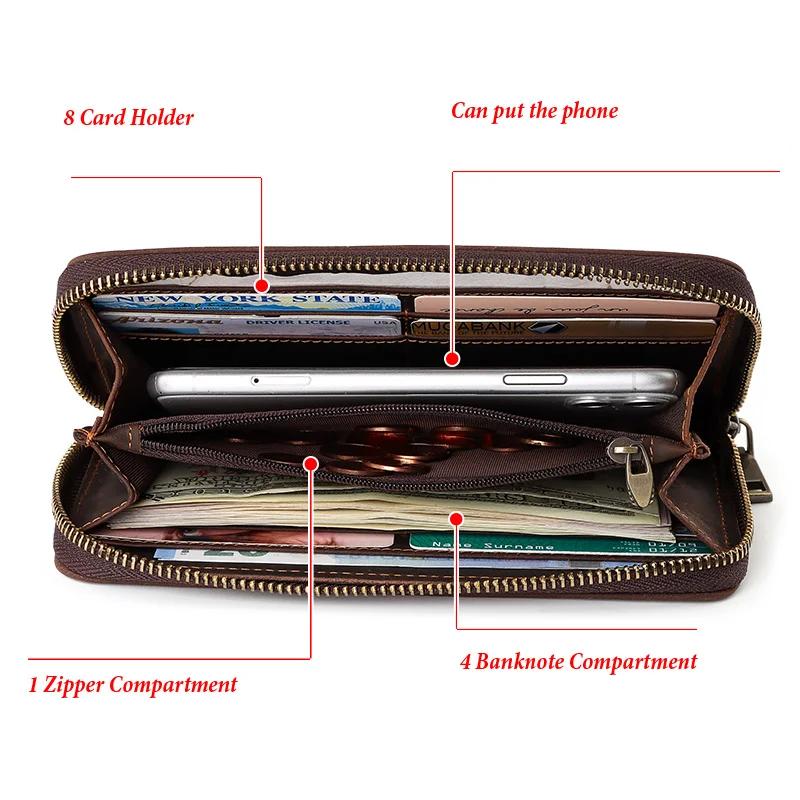 Genuine Leather RFID Blocking Men's Wallet Trendha