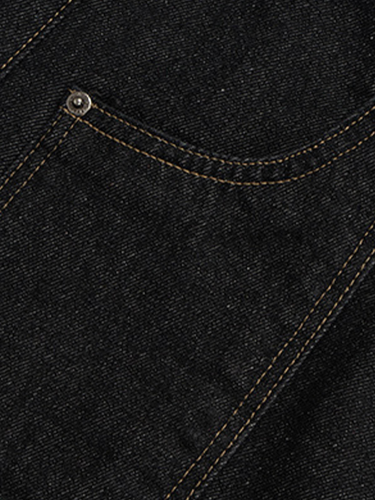 Cleanfit Buckle Belt Baggy Jeans - Goatlv