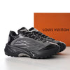 LUV Discovery Lace Up Black Sneakers-102 Designer Sneakers