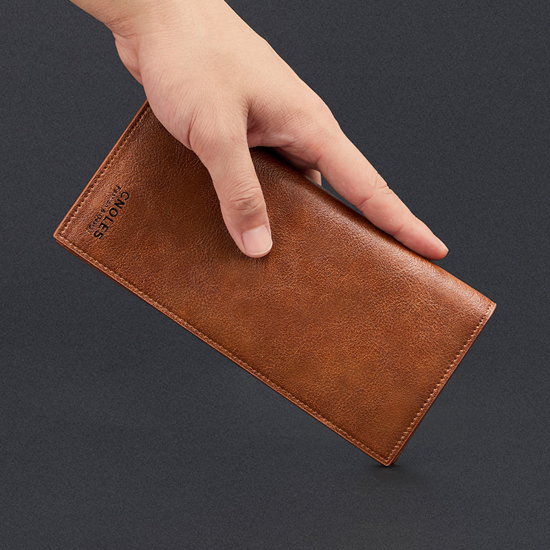 Men's Casual Long Leather Wallet Trendha