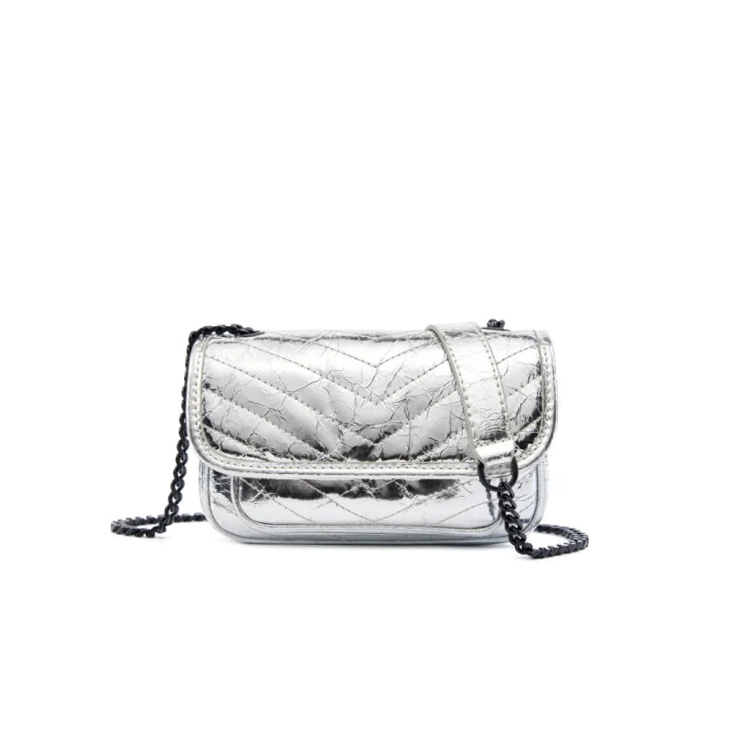 Genuine Leather Small Square Shoulder Bag Trendha