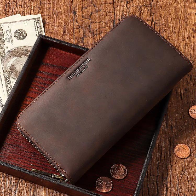Genuine Leather RFID Blocking Men's Wallet Trendha