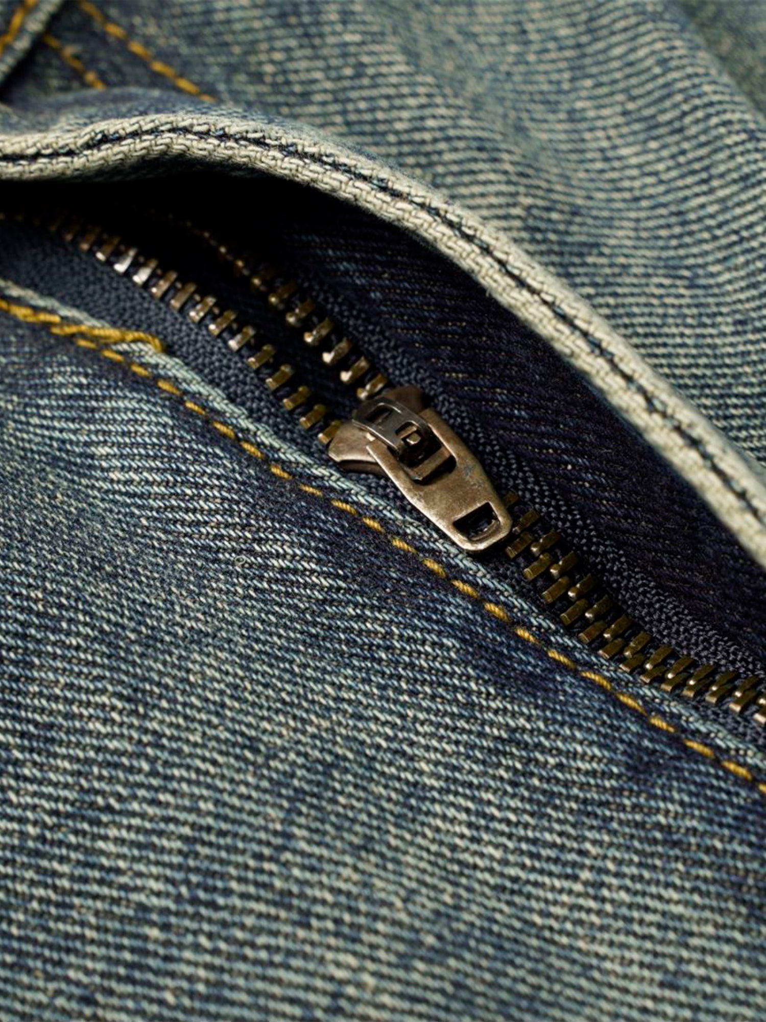 Goatlv Washed Distressed Waistband Straight Jeans - Goatlv