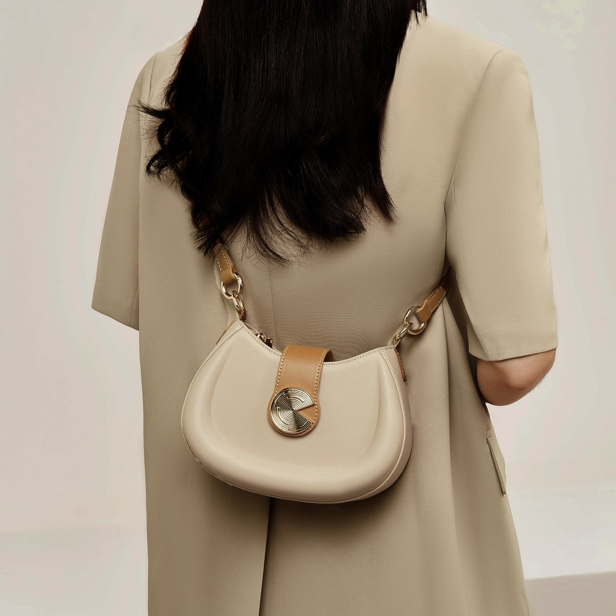 Elegant 2-Strap Crossbody & Shoulder Bag – Stylish Armpit Bag with Large Capacity Trendha