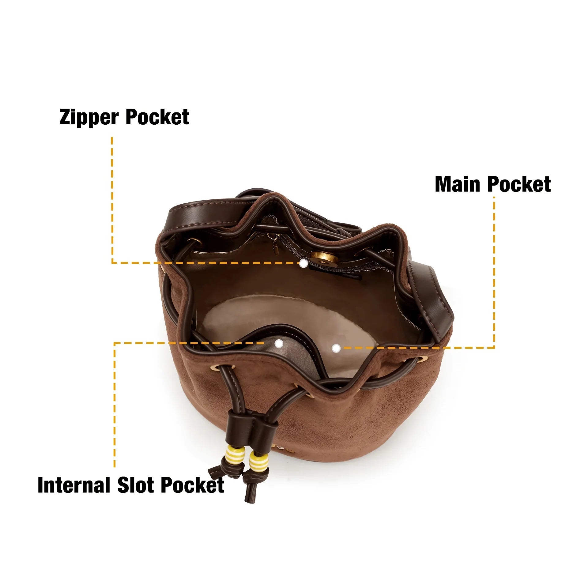 Vintage Drawstring Shoulder Crossbody Handbag Trendha