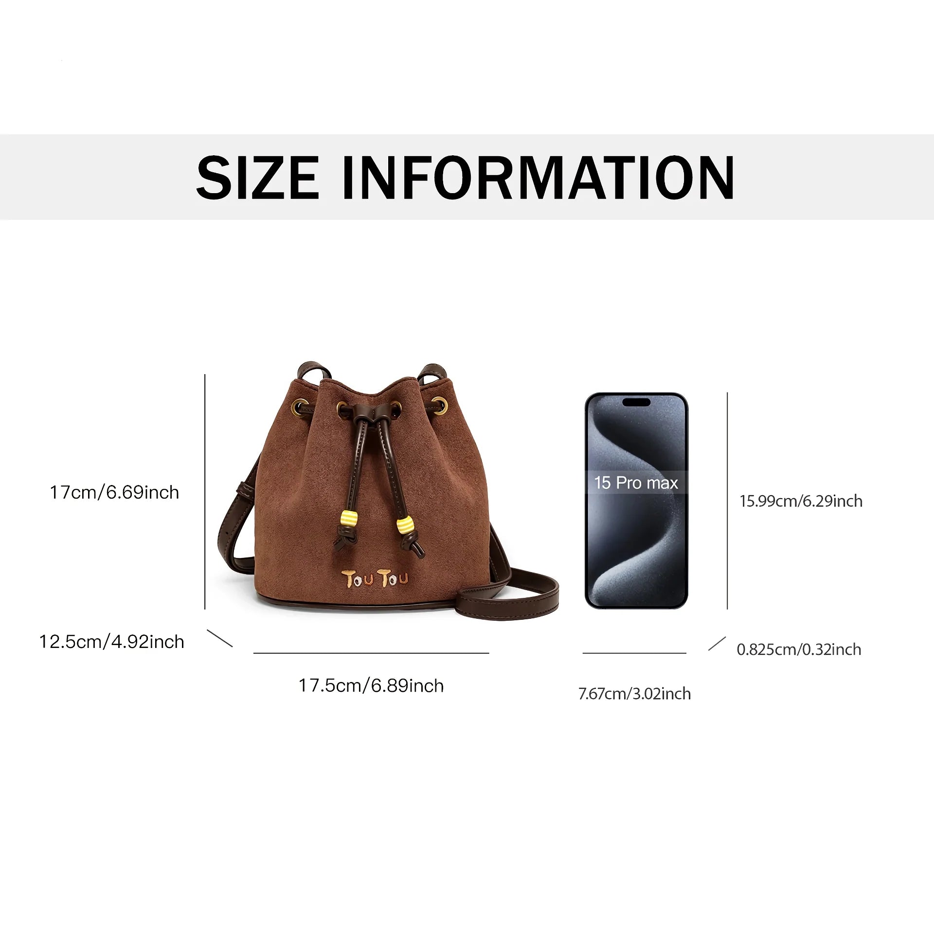 Vintage Drawstring Shoulder Crossbody Handbag Trendha