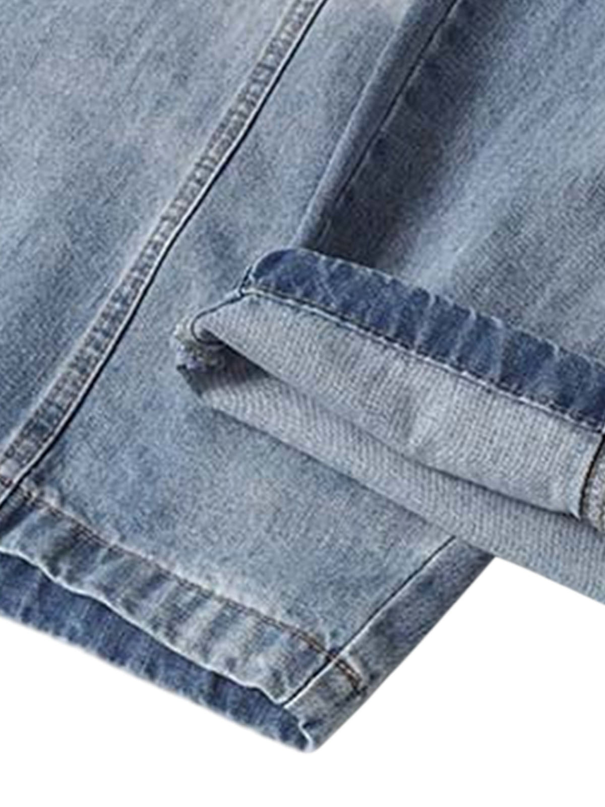 Distressed Washed Deconstructed Barrel Jeans - Goatlv