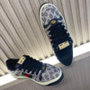 GCI Men's  Black and Grey Screener Sneakers-187 Designer Sneakers