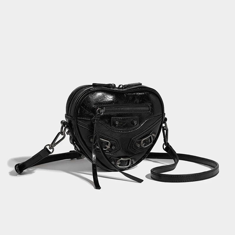 Elegant Heart Small Tote Handbag Trendha
