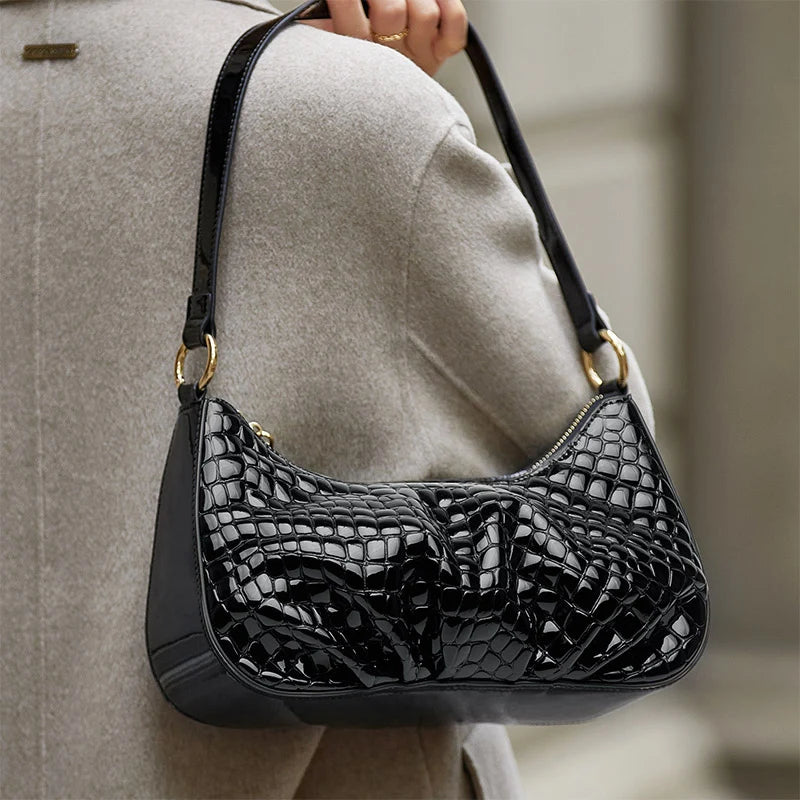 Luxurious Genuine Leather Handbag for Women Trendha