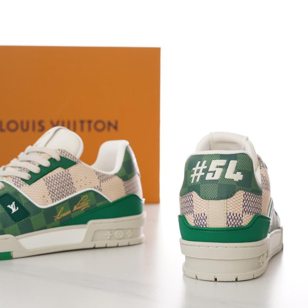 LUV Trainer Green Sneakers-104 Designer Sneakers