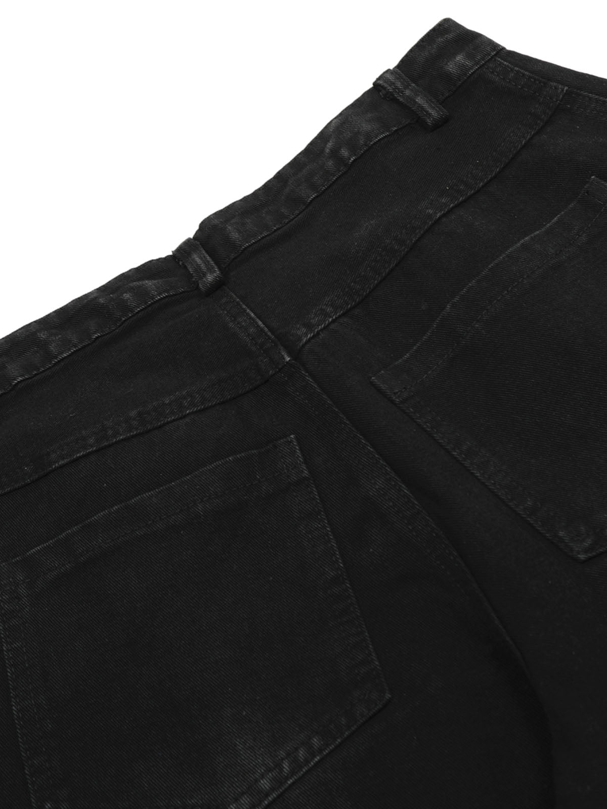 Striped Stitching Barrel Jeans - Goatlv