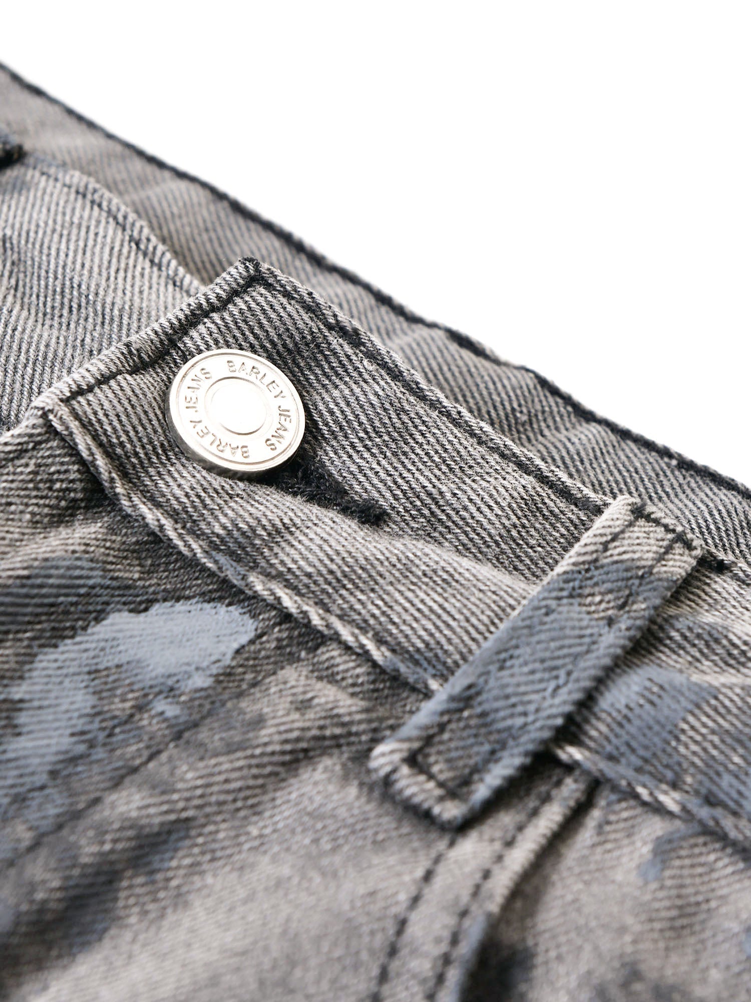 Goatlv High Street Hip Hop Distressed Washed Jeans - Goatlv