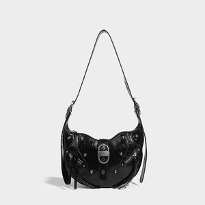 Pink Punk Luxury Leather Sling Crossbody Daypack Trendha