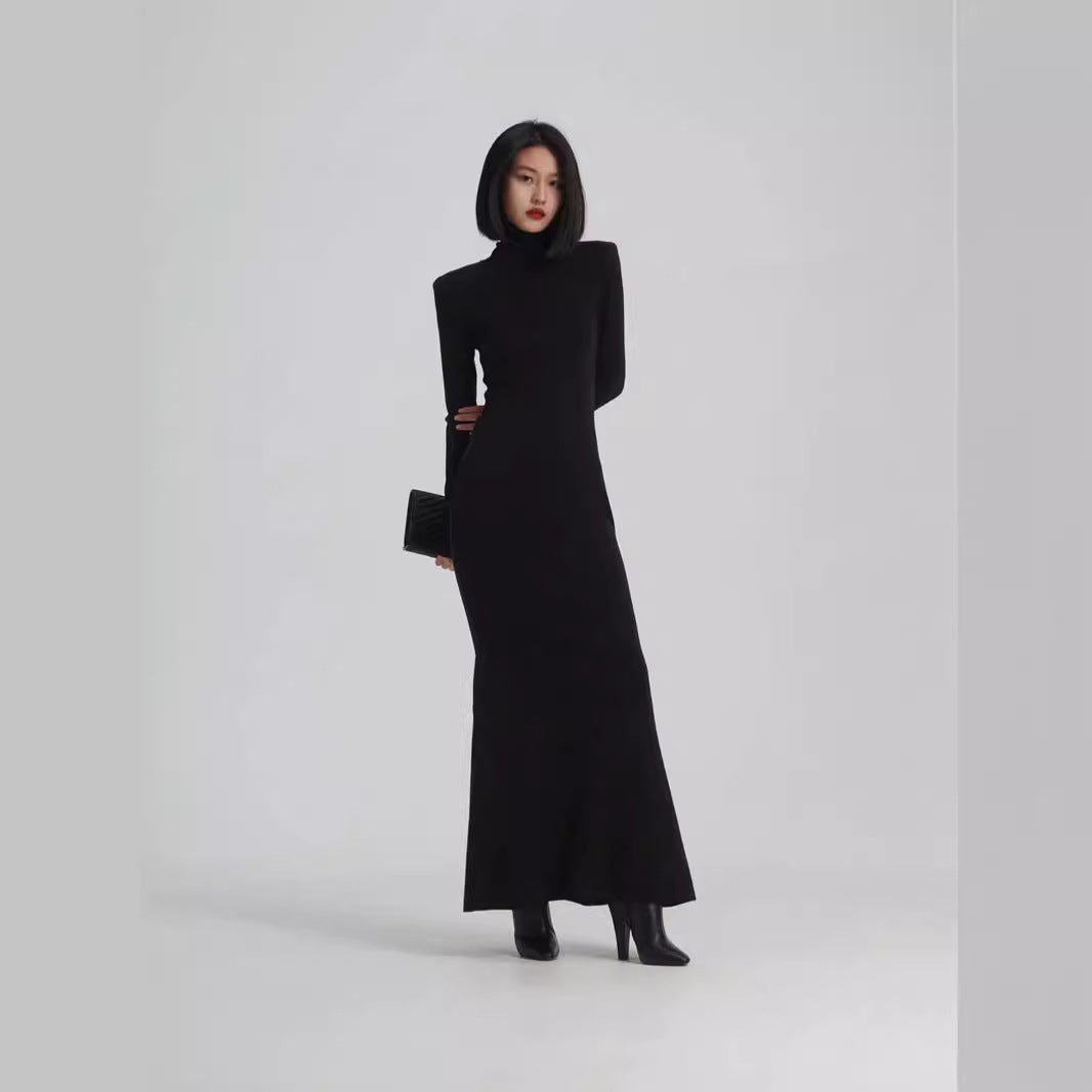 Autumn And Winter Fishtail Skirt Wool Knitted Slim Fit Slimming Waist Sheath Nyzzle