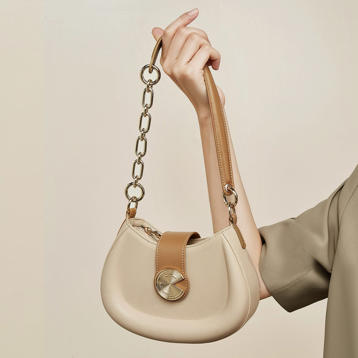 Elegant 2-Strap Crossbody & Shoulder Bag – Stylish Armpit Bag with Large Capacity Trendha
